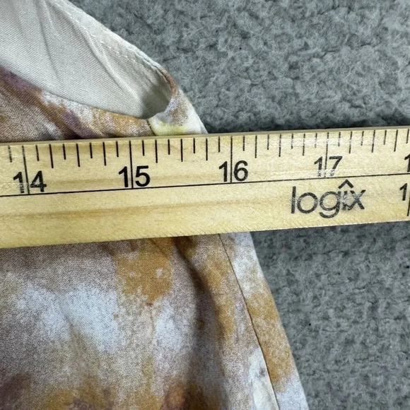 Anthropologie Silence + noise dress womens XS pink tie dye swing  tie artsy boho - Picture 5 of 8